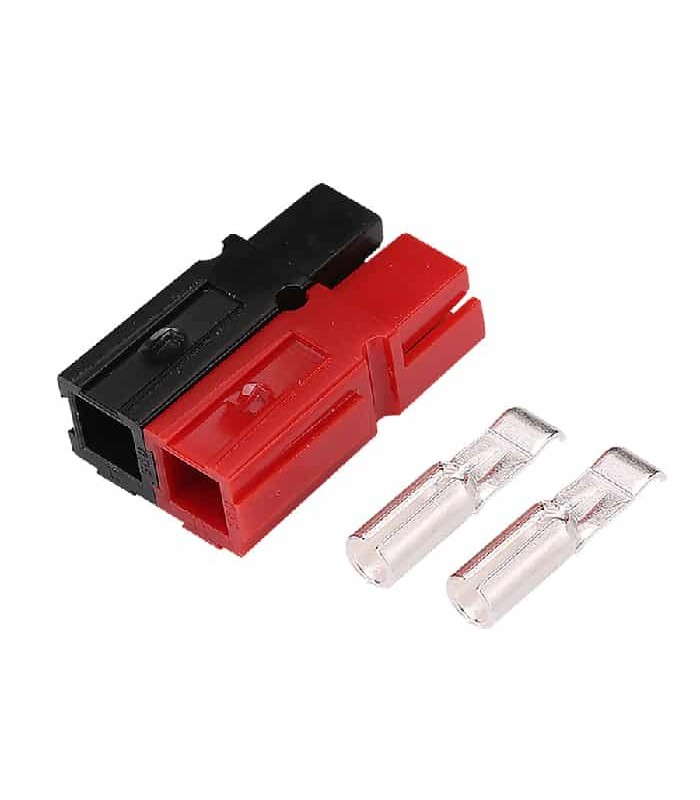 RedLink 2 pole male-female connector - 45A 600V - Red/Black