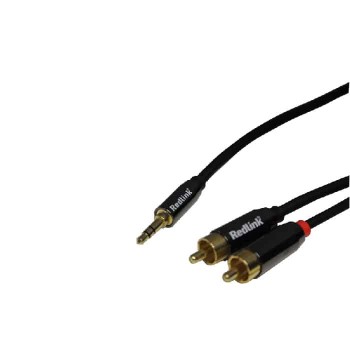RedLink Câble stéréo 3.5mm mâle à 2x RCA mâle - 8M