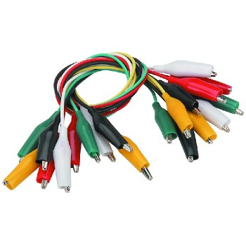 RedLink Jumper Cables with 1.5 in Alligator Clip - 21 in - Pack of 10