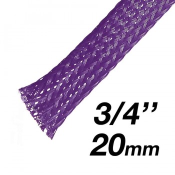 RedLink Gaine extensible tressée - Diamètre de 20mm (3/4 po) - 10m - Mauve