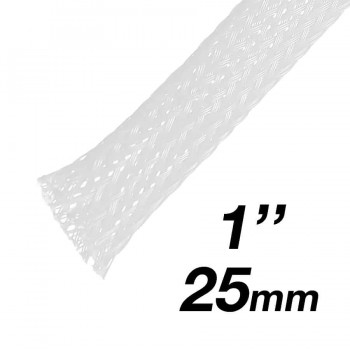 RedLink Gaine extensible tressée - Diamètre de 25mm (1") - 10m - Blanc
