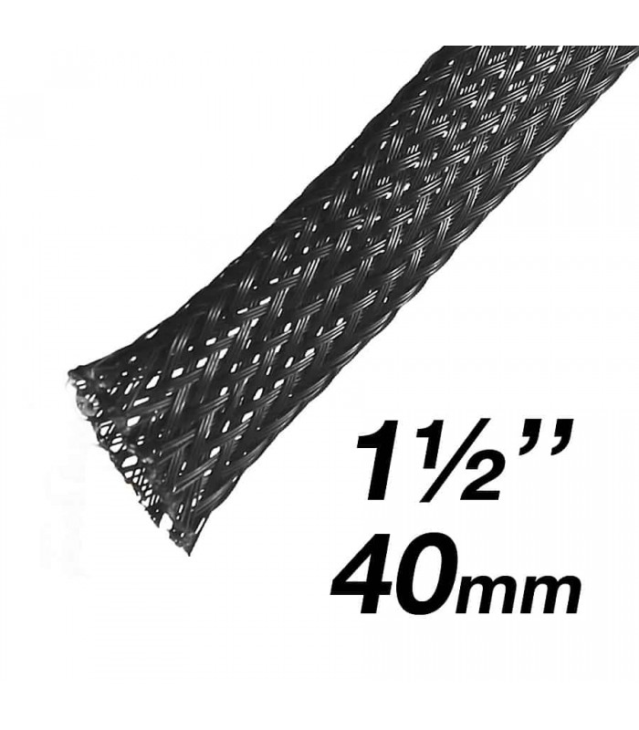 RedLink PET Expandable Braided Sleeving - 40mm (1-1/2