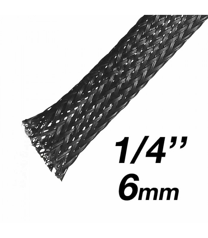 RedLink PET Expandable Braided Sleeving - 6mm (1/4