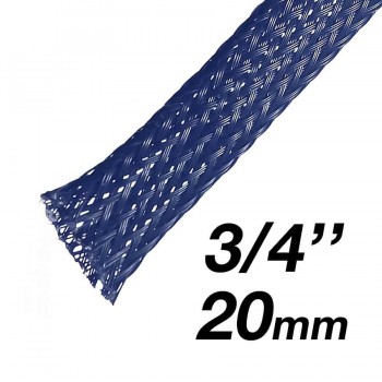 RedLink Gaine extensible tressée - Diamètre de 20mm (3/4'') - 10m - Bleu
