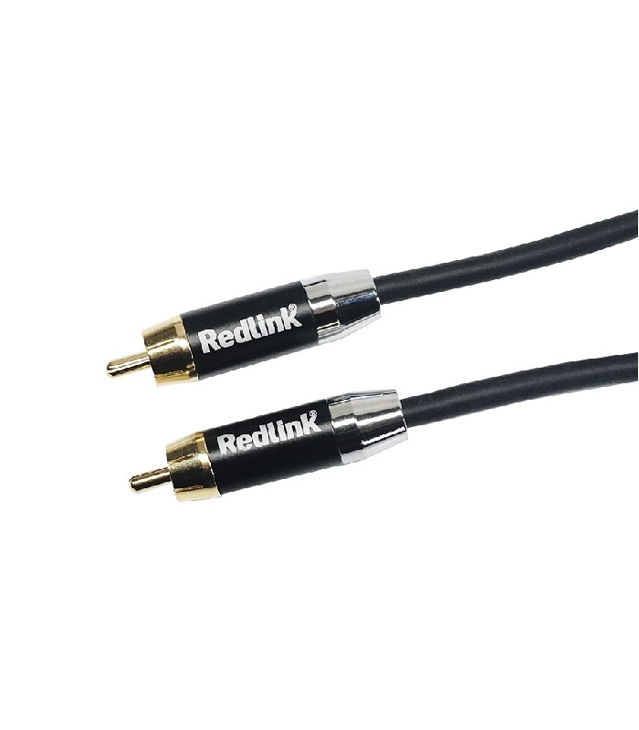 RedLink RCA Male to Male Cable for Subwoofer - 2.5 m