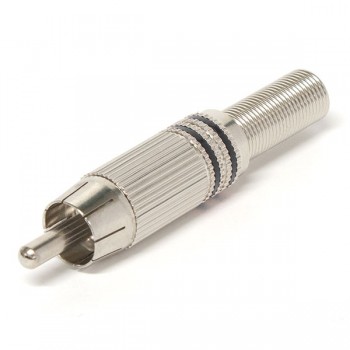 RedLink Connecteur RCA Mâle Métal Pour Fil 4mm