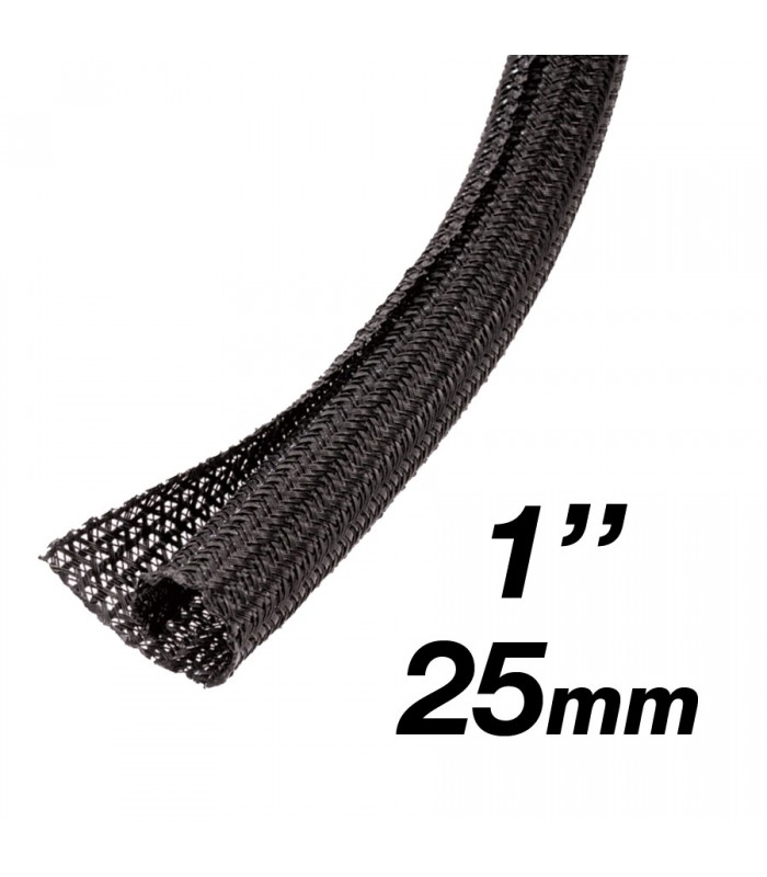 RedLink Self Closing PET Expandable Braided Sleeving - 25mm (1