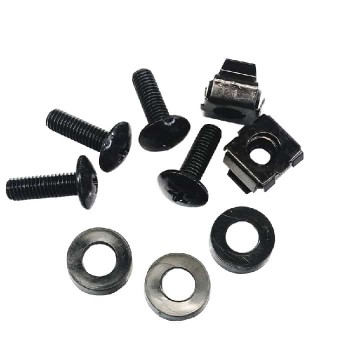 RedLink Server Shelf Cage Screws and Bolts Set - #10-32 X 16 mm - Pack of 50