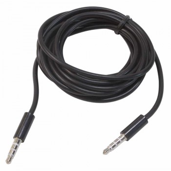 RedLink Cable stéréo 3.5mm mâle à mâle - Noir - 2 m