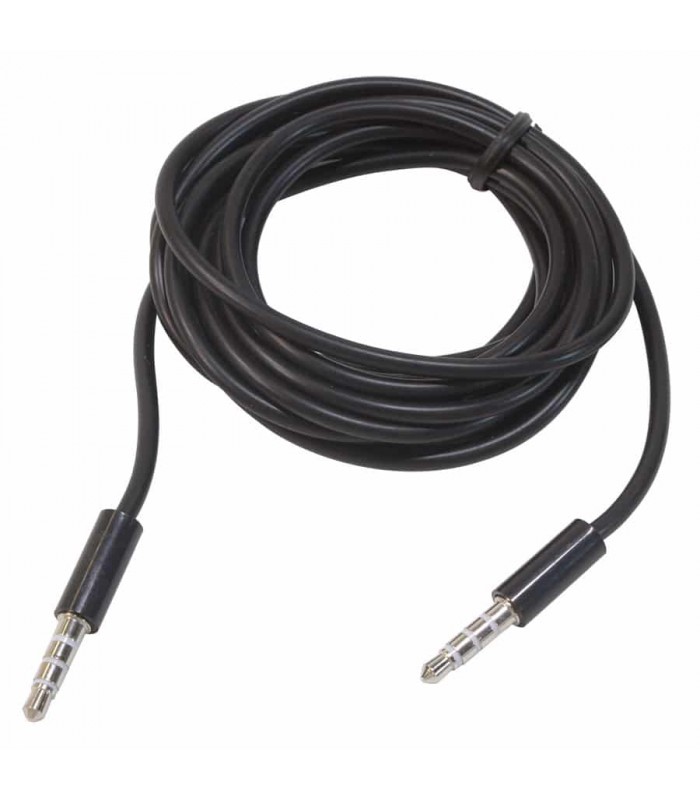 RedLink Cable stéréo 3.5mm mâle à mâle - Noir - 2 m