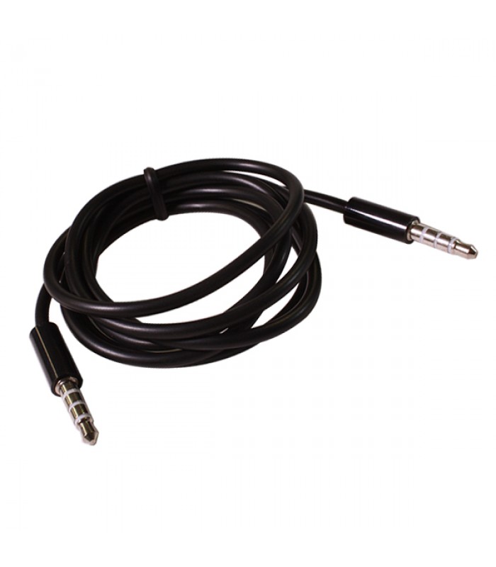 RedLink Cable stéréo 3.5 mm mâle à mâle - Noir - 4m