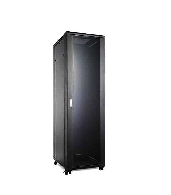 RedLink  Tempered Glass Door with Vented Strips for Server Cabinet - 42U