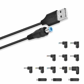 RedLink Câble USB d'alimentation universel pour appareils électroniques avec 13 embouts CC - 1.2 m