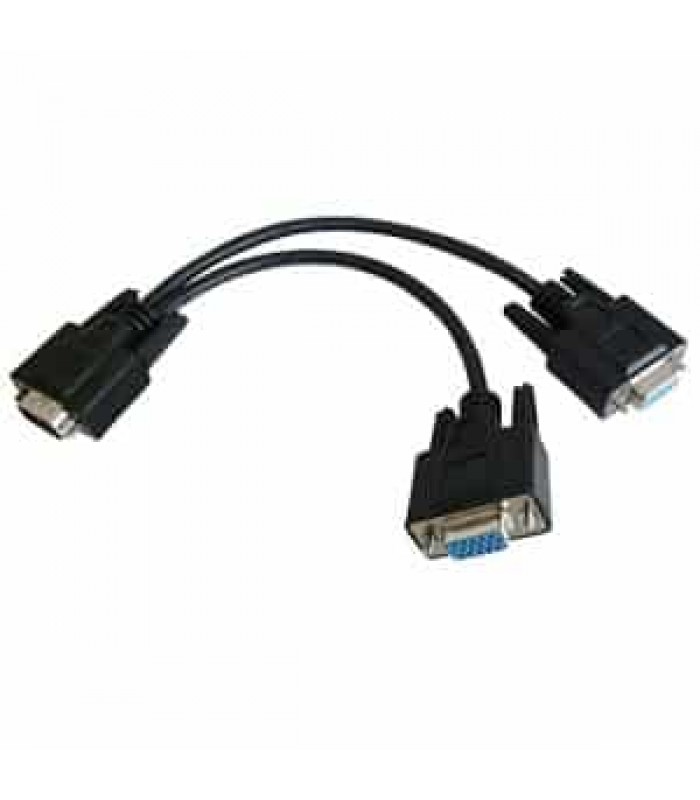 RedLink Diviseur 2 voies VGA mâle à 2 VGA femelles - 15 cm