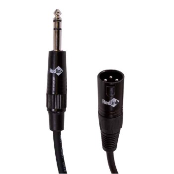 RedLink XLR 6.3mm Male to Male Balanced Cable - 3m