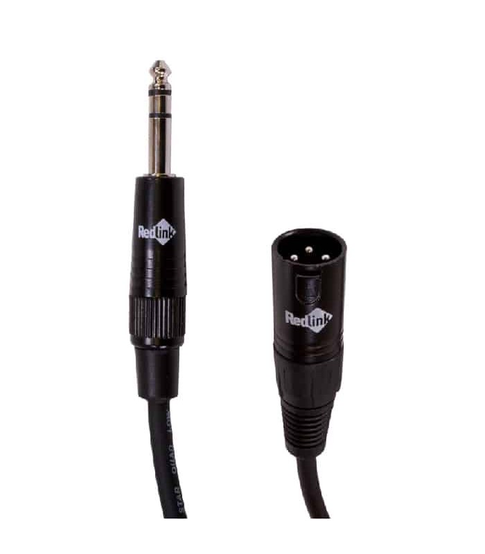 RedLink Balanced XLR Male to 6.3mm Male Cable - 1m