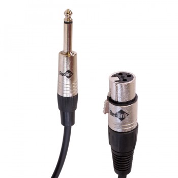 RedLink Cable XLR femelle à 1/4 po. mono male - 3 Mètres