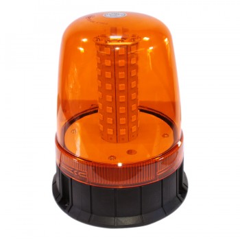 RedTools Gyrophare à base magnétique de 5.2 po - 12-24 Vcc - Ambre