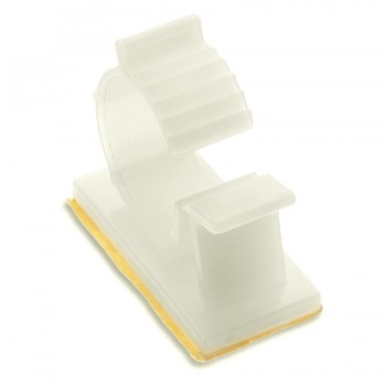 RedTools Attache ajustable adhésive pour câble - 1/2 po. - Blanc - Paquet de 10