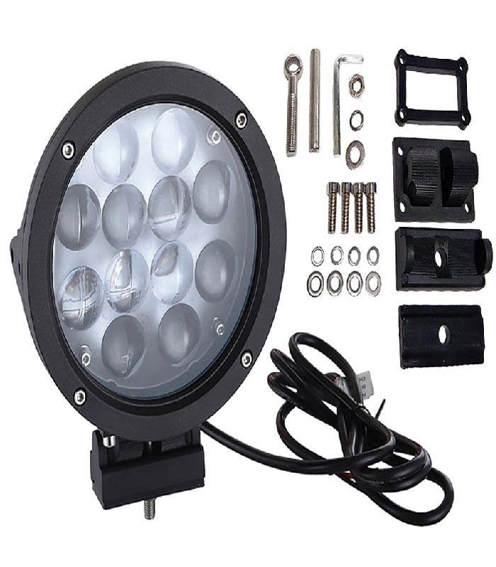 RedTools Auxiliary light LED for vehicles 7 in - 60 W - 6500K