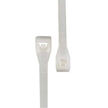 RedTools Nylon Cable Tie 11 in - White - Pack of 100