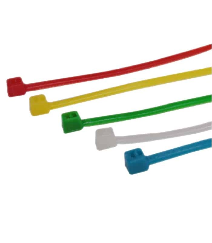 RedTools Attache autobloquante en nylon 6 po - Couleurs variées - Paquet de 250