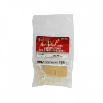 RedTools Self-Adhesive Tie Mount White - Pack of 10