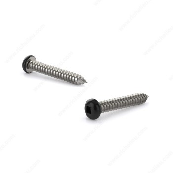 Reliable Black Pan Head Metal Screw Self-Tapping Thread #8 x 1-1/4 in. - Pack of 8