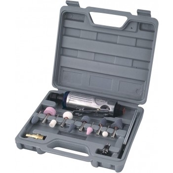 ROK 1/4in Air Die Grinder Kit - 15 pieces
