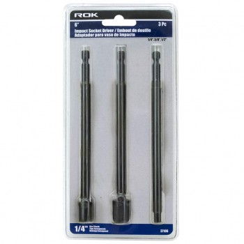 ROK 3 PC 6 in. Impact Socket Driver