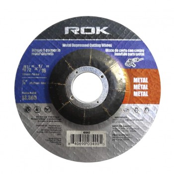 ROK 4-1/2 in x 1/16 in Metal Cut-off Wheel - Depressed
