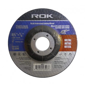 ROK 4-1/2 in x 1/8 in Metal Cut-off Wheel - Depressed