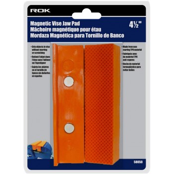 ROK Coussinets magnétiques pour mâchoires d'étau 4-1/2 po.