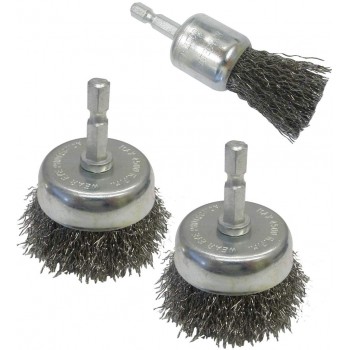 ROK Set of 3 Wire Cup Brush