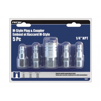ROK Set of 5 M-Style Plug & Coupler