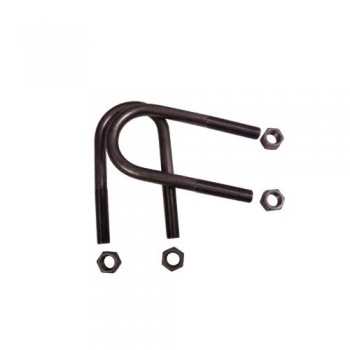 Round U Bolts Kit 3 in. with Nuts