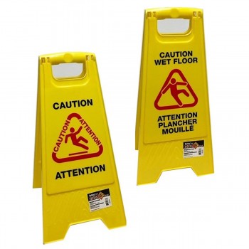 SAFETYCREW PANNEAU AU SOL ATTENTION PLASTIQUE