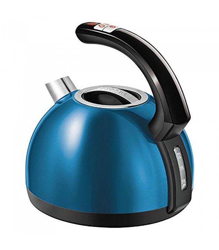 Sencor 1500 Watt / 5 Temp Electronic Tea Kettle with LED Display in Blue