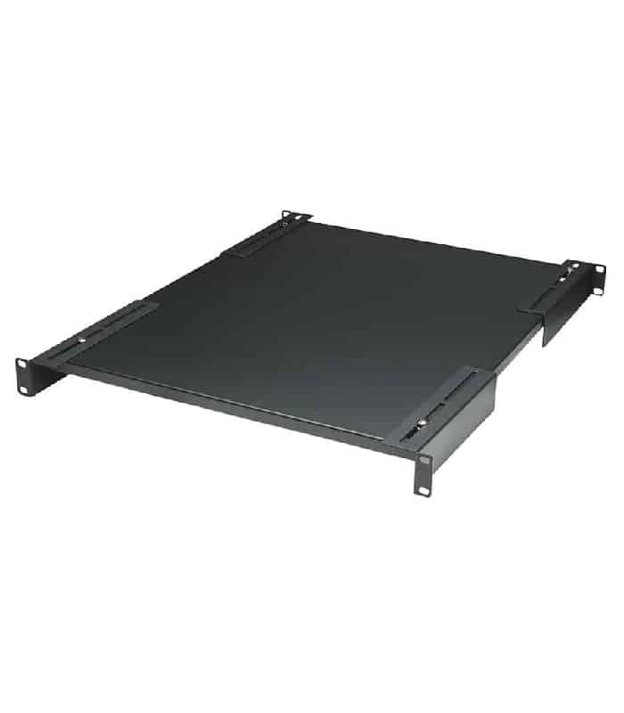 Tablette avec profondeur ajustable pour cabinet de serveur - 550 mm/750 mm - 1U