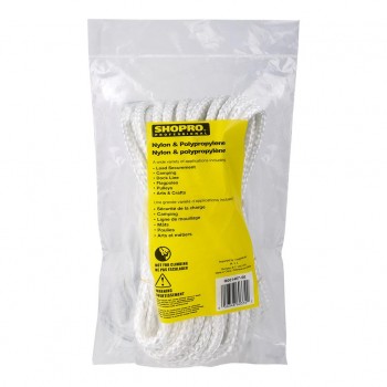 SHOPRO 5/16 in x 50 ft Diamond Braided Rope