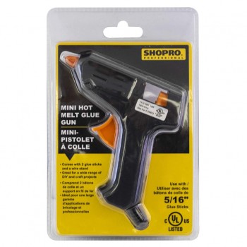 SHOPRO Pistolet à colle 10 Watt