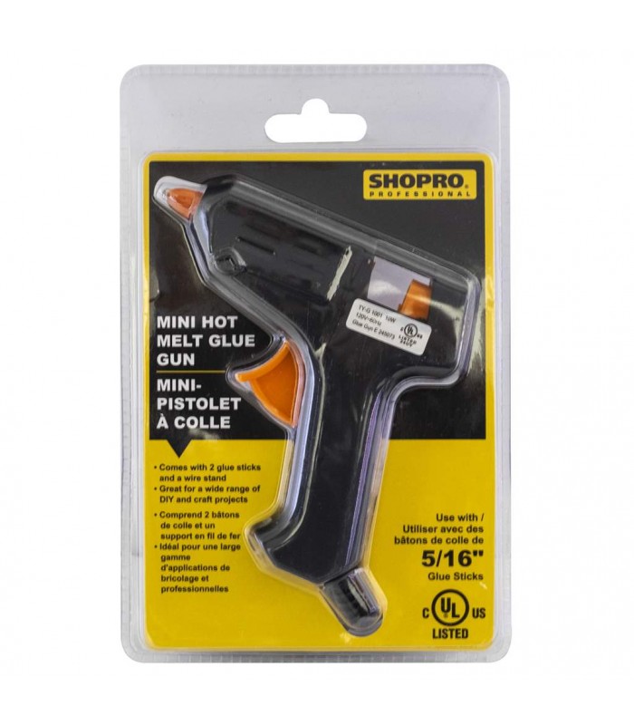 SHOPRO Pistolet à colle 10 Watt