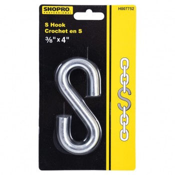 SHOPRO Nickel-plated S Hook 3/4 in x 4 in
