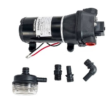 Singflo Pompe à eau automatique - 12 V - 9.2 A - 40 PSI - 17 L/min
