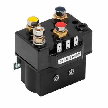 Solenoid Relay Contactor for Electric Winch - DPDT - 12 V DC - 100 A