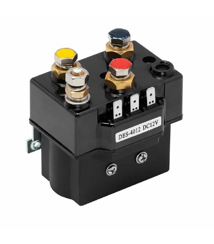 Solenoid Relay Contactor for Electric Winch - DPDT - 12 V DC - 100 A