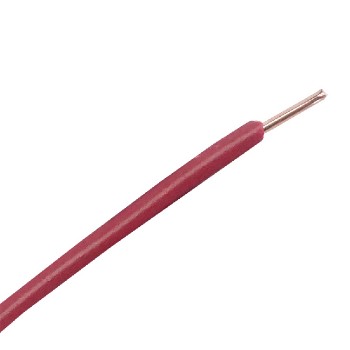 Fil solide - 1c/18 AWG - FT1 - Rouge - Vendu au mètre