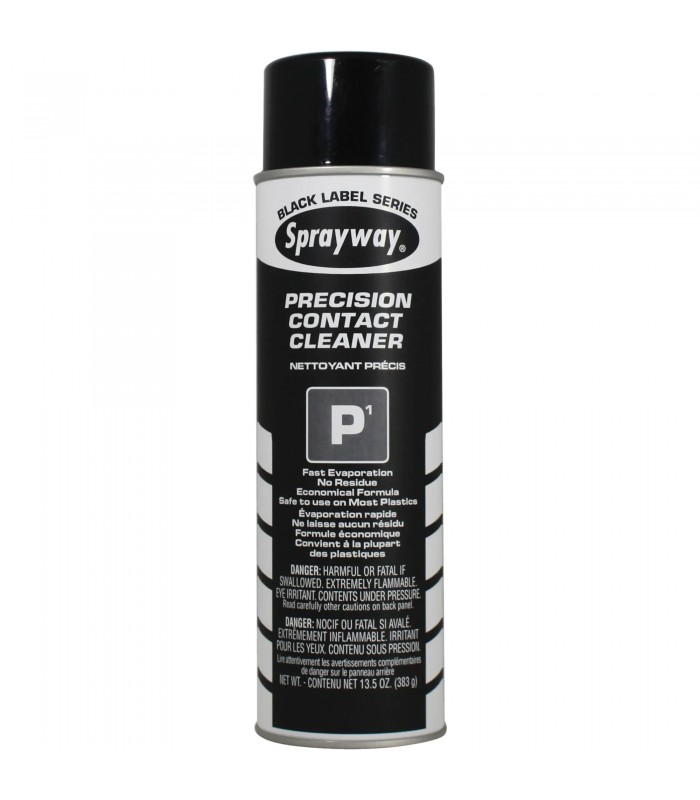 Sprayway Nettoyant de précision pour contacts P1, Canette aérosol