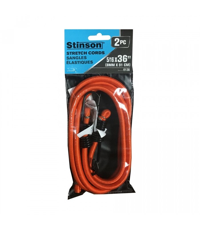 Stinson Sangles Élastiques 36 po. - Paquet de 2