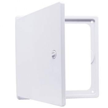 StreamWay Panneau d'accès carré en plastique 8po x 8po Blanc 